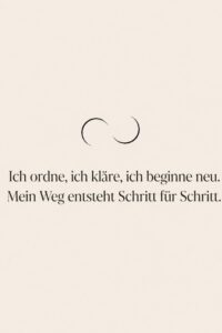 Neumond in der Jungfrau Affirmation