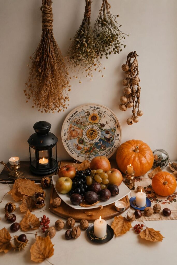 Herbst Altar: Die 4 Elemente auf dem Altar erklärt