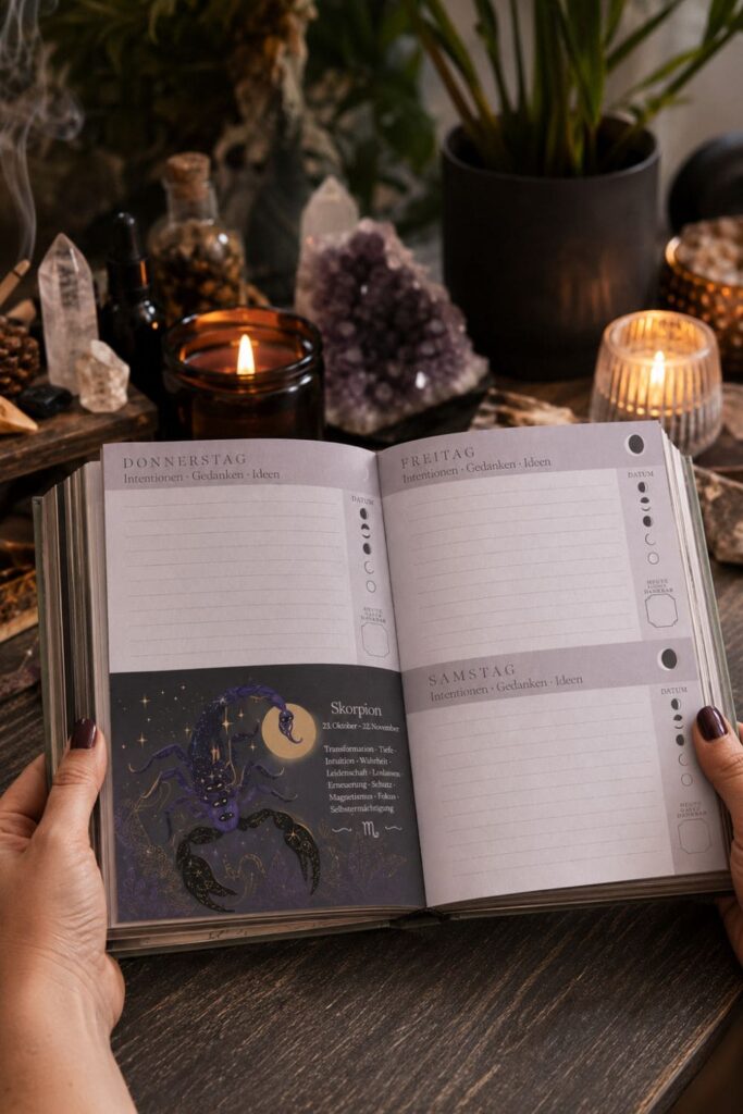 Neumond im Skorpion Journal Fragen