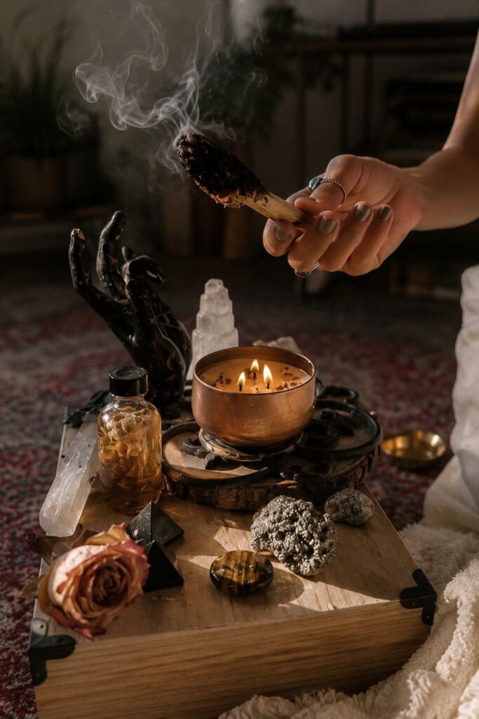 Rauhnächte Räucherritual Räuchern in den Rauhnächten