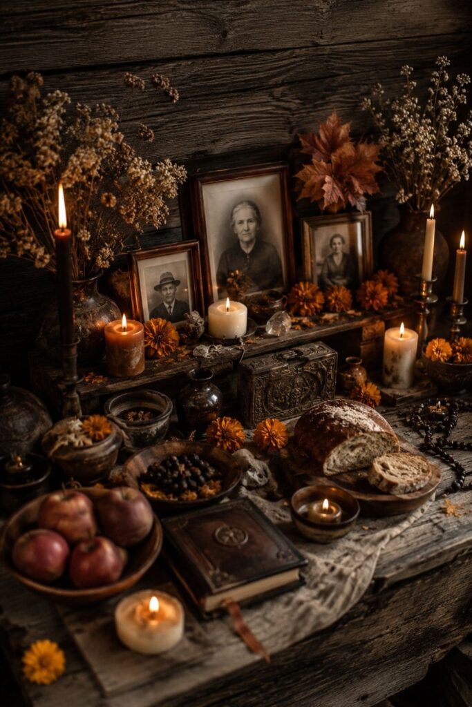 Was ist ein Samhain Altar- Ahnenaltar gestalten
