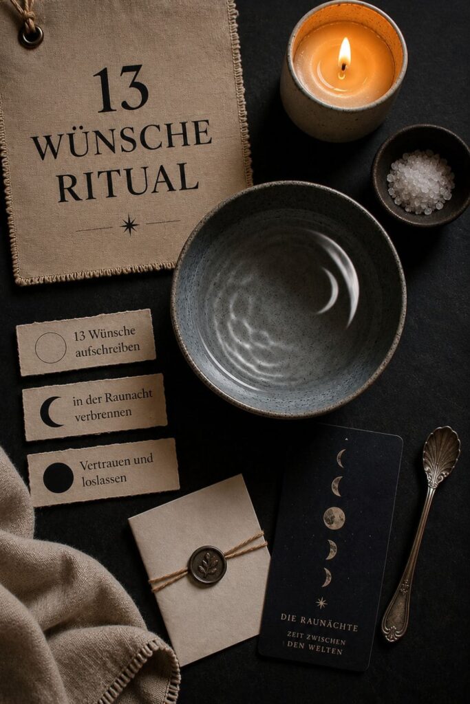 Was ist das 13 Wünsche Ritual? 13 Wünsche Ritual in den Rauhnächten