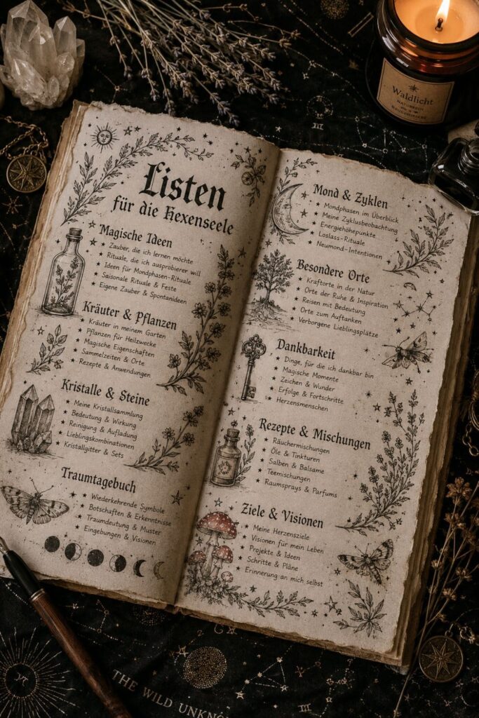 Warum Listen für dein Grimoire so wertvoll sind