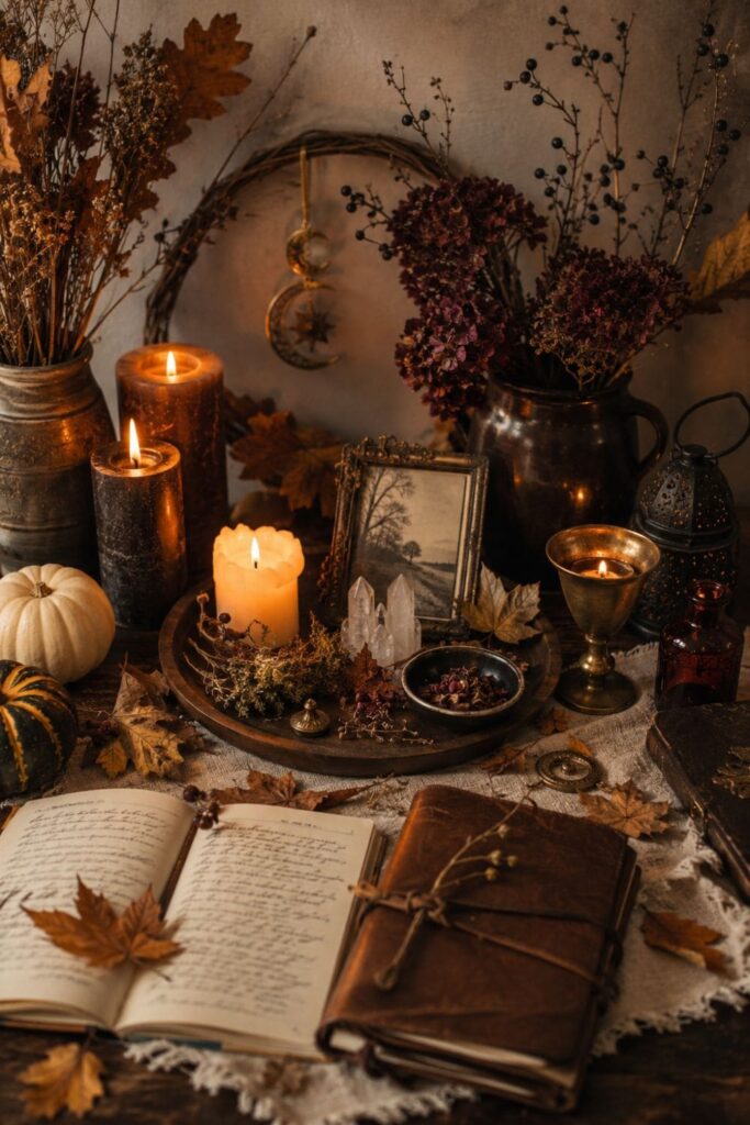 Rituale im Oktober: Ahnenaltar Ahnenaltar gestalten im Monat Oktober