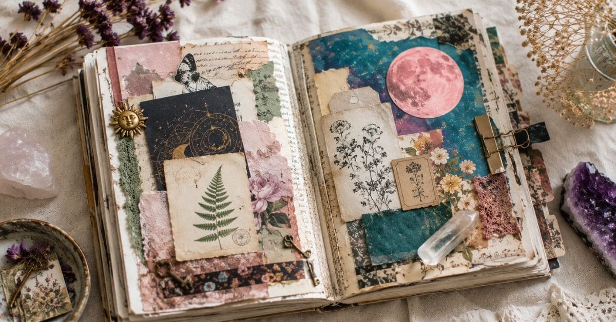 Was ist ein Junk Journal Grimoire
