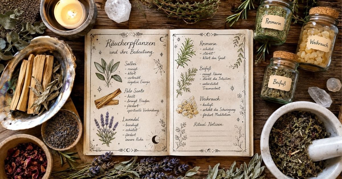 Räucherpflanzen und ihre Bedeutung für Grimoire Seiten