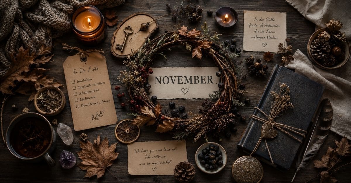 Spiritueller November: Dein Hexenlehrplan mit Ritualen, Tarot & Schattenarbeit