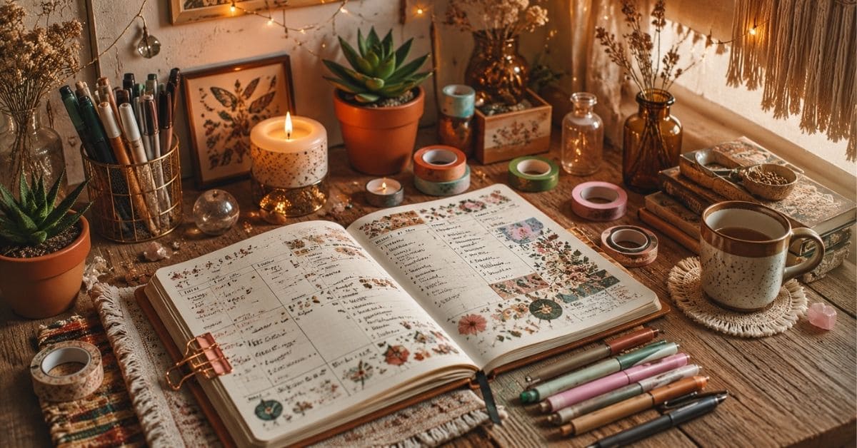 Hexen Bullet Journal Anleitung und Materialien